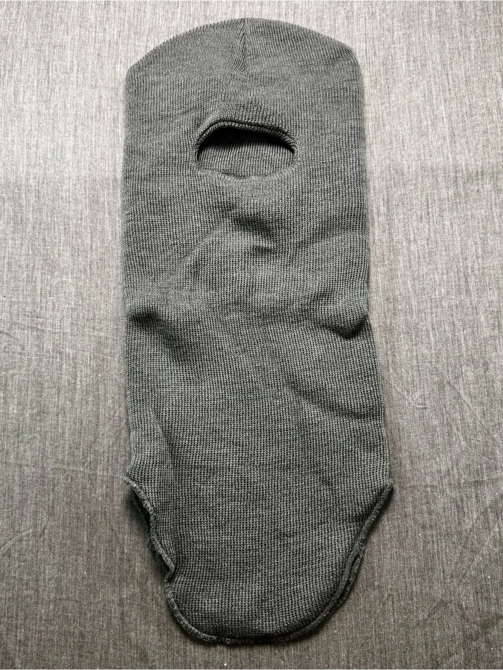US Military issued Foliage Green Extreme Cold Weather Balaclava Hood Wool Blend